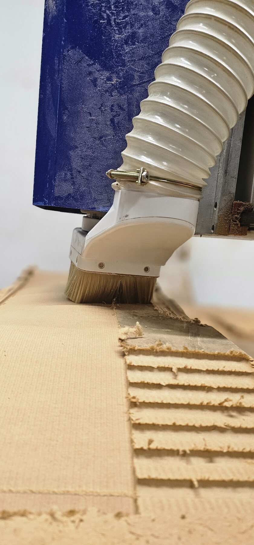 CNC machining a custom skateboard mold in the Empire workshop