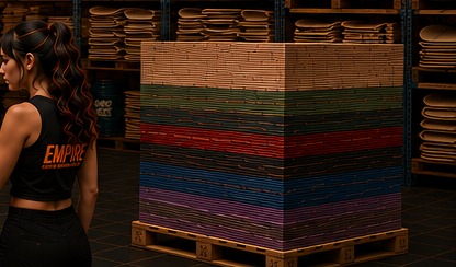 Stacked skateboard veneer